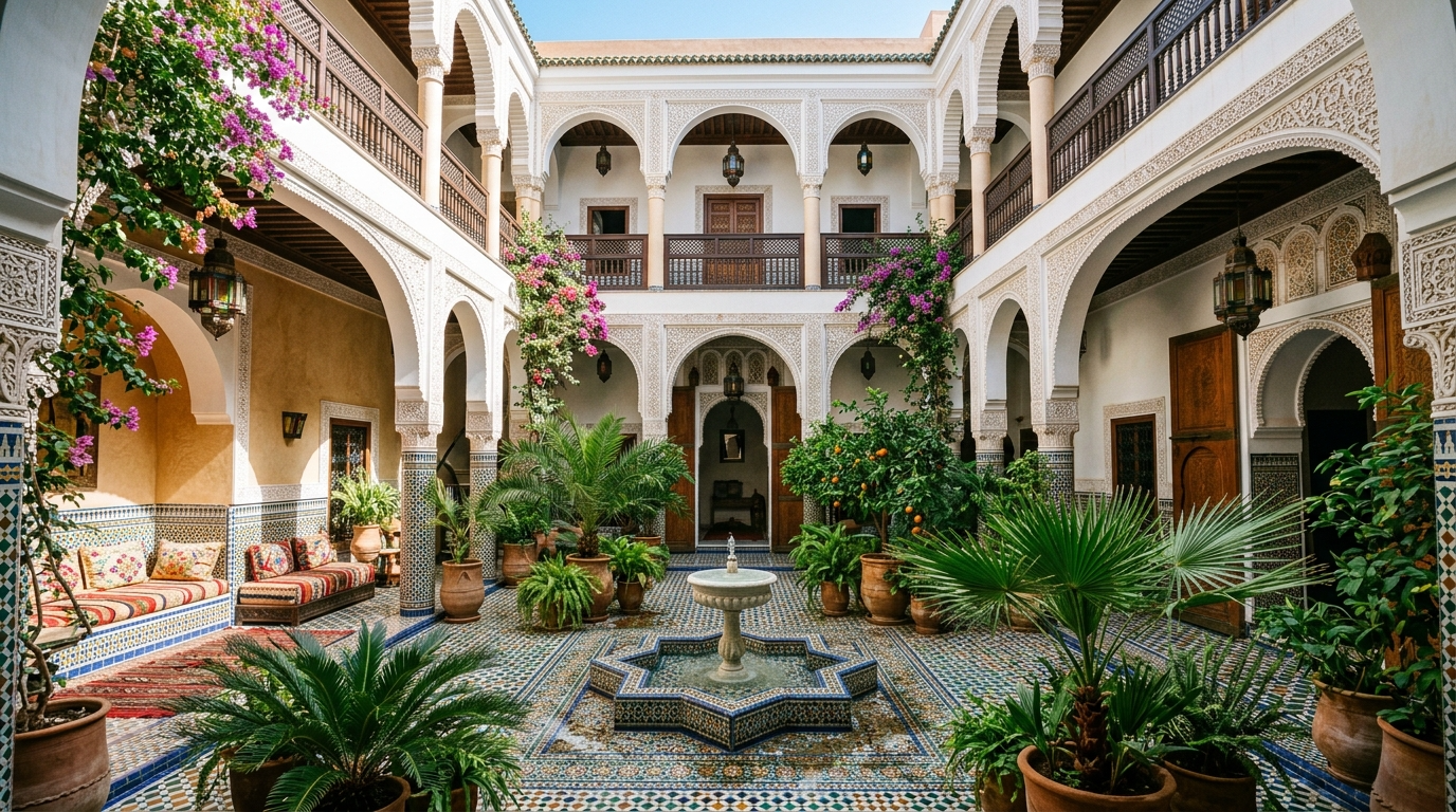 Add a pouf as functional, flexible seating